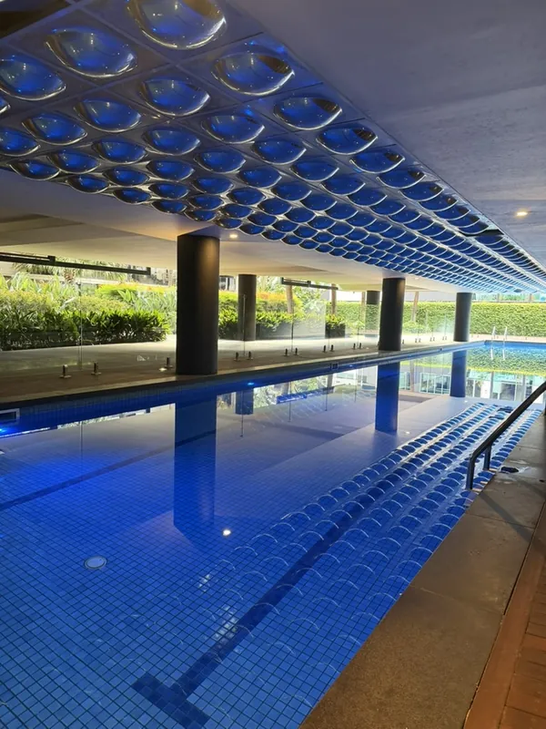 Residents' indoor pool, Port Melbourne apartment building